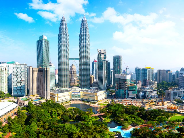 Skyline of Kuala Lumpur, Malaysia