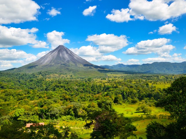 Arenal volcano in Costa Rica