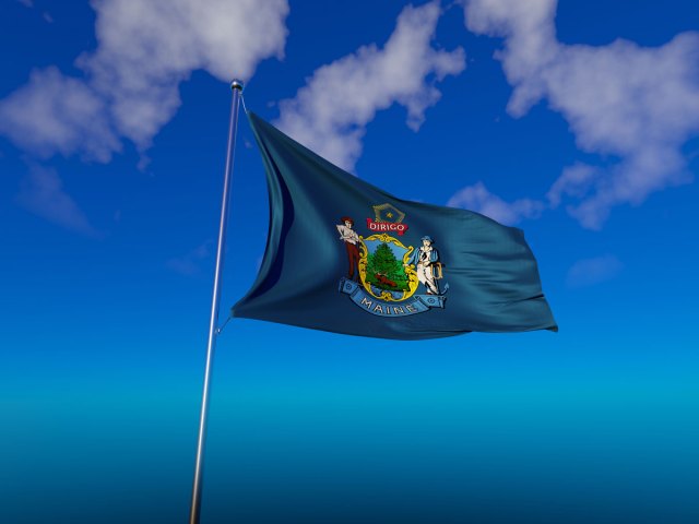 Maine flag