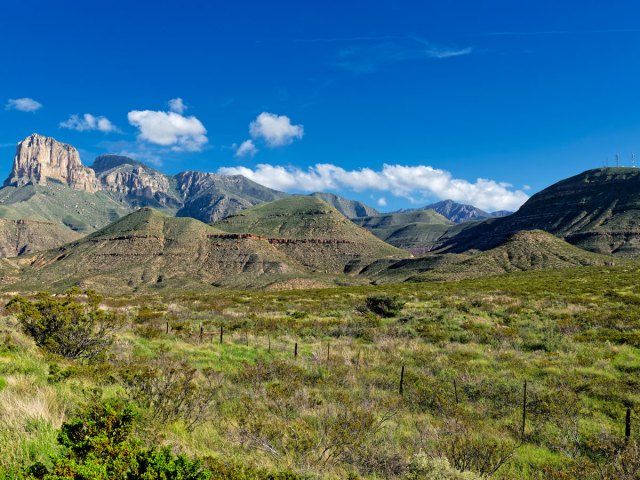Guadalupe Mountains in Texas