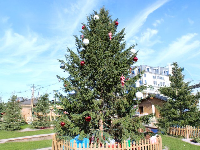 Christmas tree in Carmel, Indiana