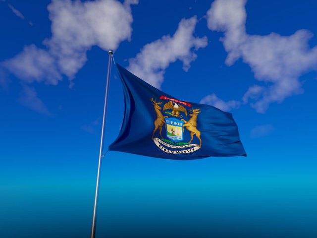 Michigan flag