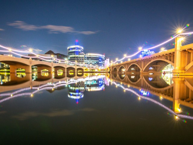Mesa, Arizona, at night