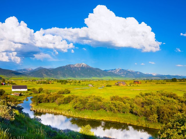 Countryside in eastern Idaho