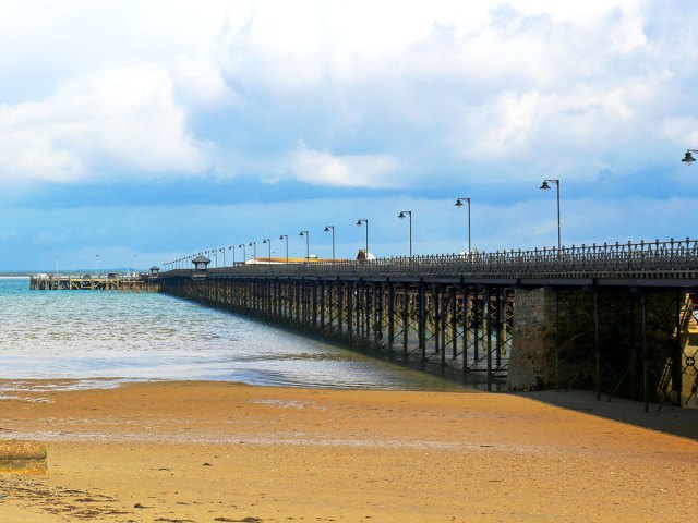 Ryde Pier on the Isle of Wight, U.K.