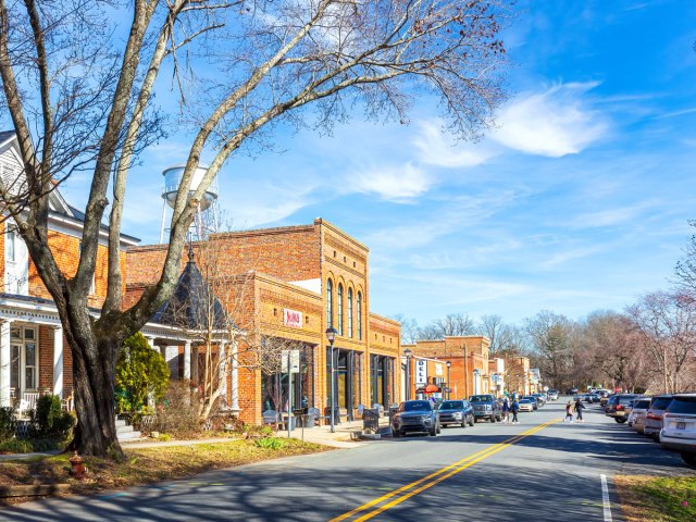Main Street in Waxhaw, North Carolina
