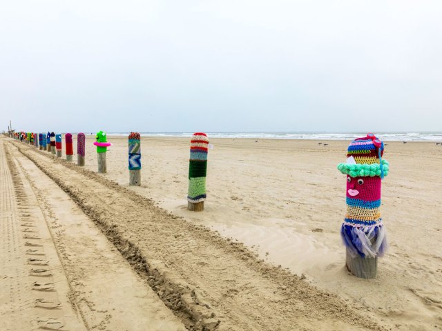 Sand sculptures at Sandfest in Port Aransas, Texas 