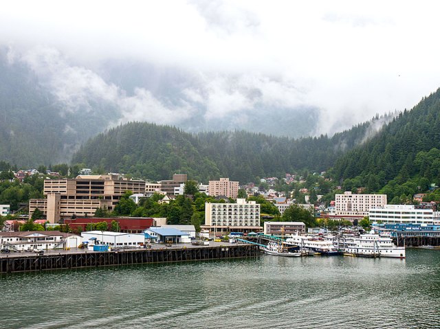 Coastal town in Alaska