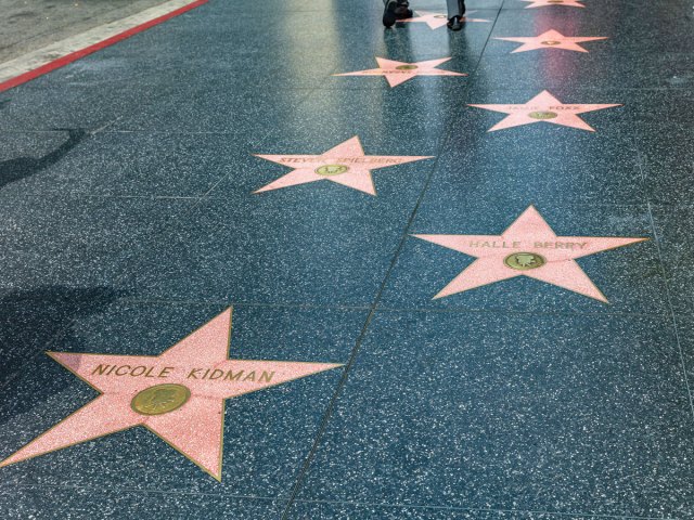 Stars with celebrity names on the Hollywood Walk of Fame