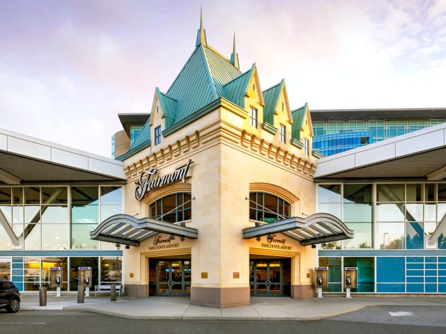 Exterior of Fairmont Vancouver Airport