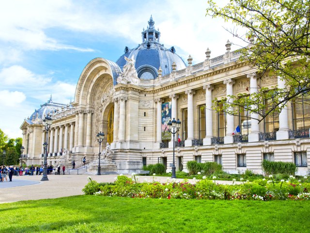 Exterior of Petit Palais in Paris, France