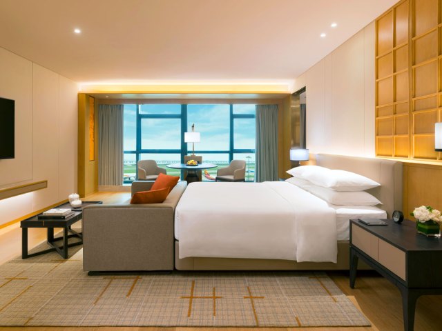 Guest room at Hyatt Regency Shenzhen Airport